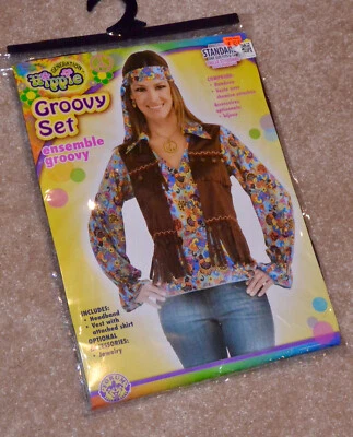 Forum Novedades Mujer Generación Hippie Groovy Disfraz Set  Foto 1 de 4