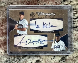 2006 SP Authentic Chirography Dual Ian Kinsler /25 - Picture 1 of 2