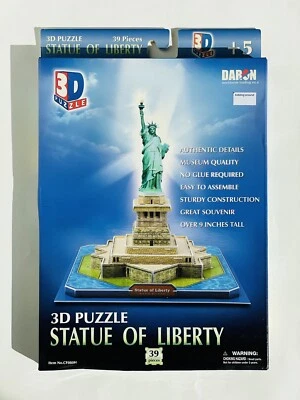 Daron Statue of Liberty 3d puzzle 39 pieces NEW - Image 1 of 2
