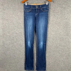 Paige Jeans Womens 26 Blue Denim Hidden Hills Bootcut Leg Slim Fit Stone Wash - Picture 1 of 14