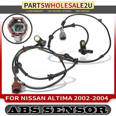 Sensores de velocidad de rueda ABS traseros izquierdo y derecho 2 piezas para Nissan Altima 2002 2003 2004 Foto 1 de 4