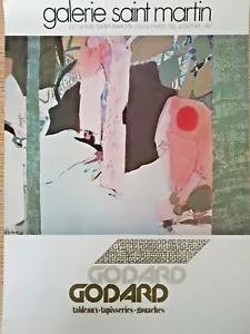 G.Godard - Original Ausstellungsplakat - Galerie Saint Martin - Affiche - 1977 - Bild 1 von 9