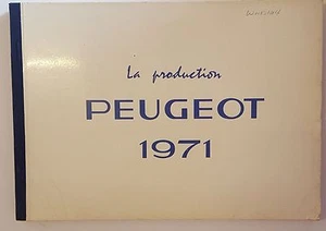 La production Peugeot 1971 - Todos los modelos con datos técnicos y hechos - Imagen 1 de 2