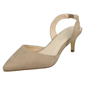 Zapato con honda de tacón de gatito puntiagudo para dama - F9R0057 - Imagen 1 de 18