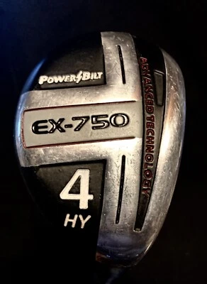 Power Bilt #4 HYBRID EX-750 передовые технологии SS Reg вал драйвер PET спасения - Изображение 1 из 4