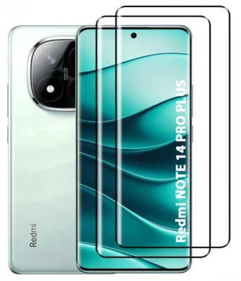 Lot/Film Vitre Verre Trempé Pour XIAOMI REDMI NOTE 14 PRO /NOTE 14 PRO PLUS - Imagen 1 de 4