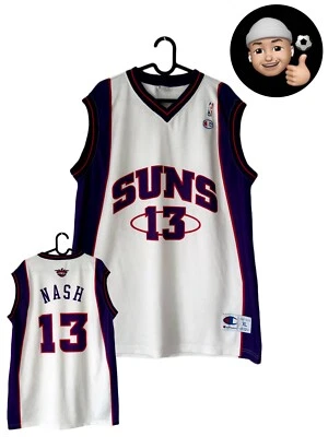 Camiseta deportiva de baloncesto 2004 Phoenix Suns Steve Nash Champion NBA Estados Unidos Home Kit camiseta Foto 1 de 4