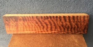 Redwood Curly Flame Wood Lumber Slab Billet 3" x 6" x 29 1/4" - #875 - Picture 1 of 15