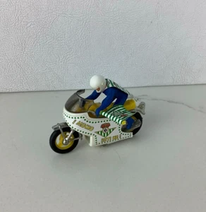 RARE Vintage Real Betis Balompie Diecast Motorcycle Bike Toy 2.5" Long - Picture 1 of 8