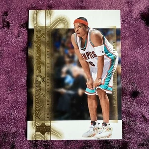 Camiseta deportiva Bonzi Wells 2003 cubierta superior dorada #/100 como nueva de los Grizzlies leyendas ¡Ja Jordans! - Imagen 1 de 4