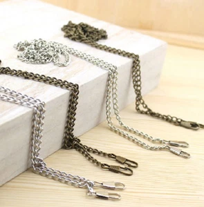 40 ~ 200 CM Shoulder Strap Smooth Metal Chain for Handbag & Bag & Sewing #L02 - Picture 1 of 13