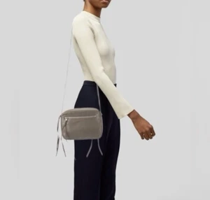 AllSaints Leather Chain Square Crossbody - Picture 1 of 14