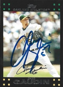 2007 Topps Updates & Highlights #UH126 Chad Gaudin Signed Card - Picture 1 of 1