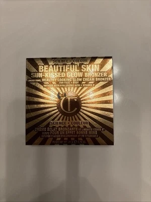 Charlotte Tilbury Beautiful Skin Sun-Kissed Glow Bronzer in 2 Medium 0.74 oz NIB - Image 1 of 3