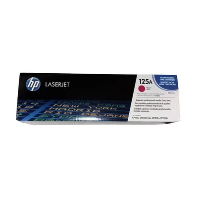 HP LaserJet 125A cartucho de toner magenta CB542A ORIGINAL DO FABRICANTE NOVO LACRADO - Imagem 1 de 3