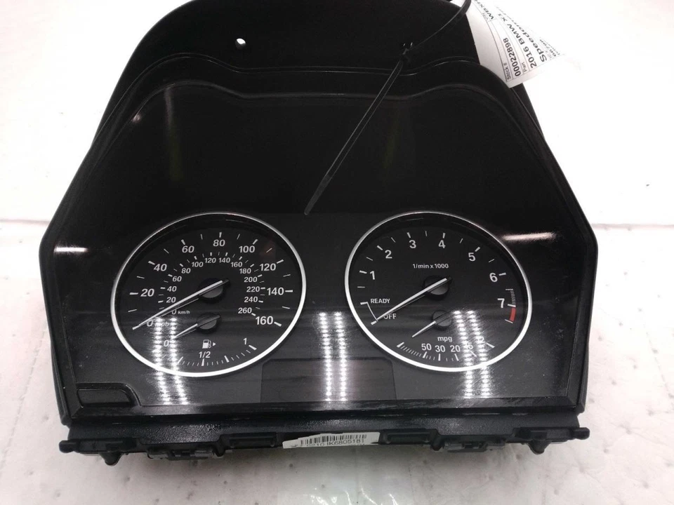Grupo de velocímetro MPH a través de 31/10/16 para BMW X1 595286 16-17 Foto 1 de 4