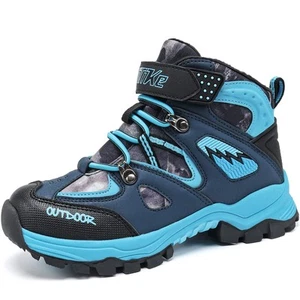 JMFCHI Kids Hiking Boots Boys Girls Outdoor Walking Climbing Sneaker Comforta... - Picture 1 of 7
