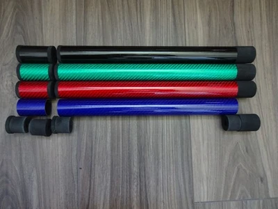 Rod Building Wrapping OEM Colored Carbon Fiber 2pc handle set - Image 1 of 2