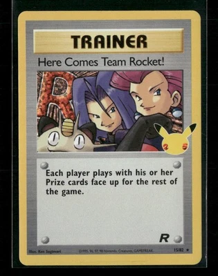 Here Comes Team Rocket! 15/82 Pokemon Celebrations: Classic Collection Classic C - Image 1 of 2
