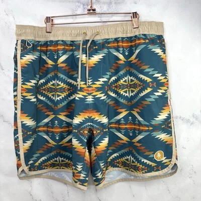 Pantalones Cortos Híbridos Birdwell X Pendleton Wright Para Hombre 2XL XXL Beige Azul Azteca Foto 1 de 4