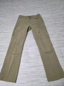 1620 Pants Double Knee Utility Beige Workwear Cordura Made In USA 34 X 32 M2209 - Picture 1 of 9