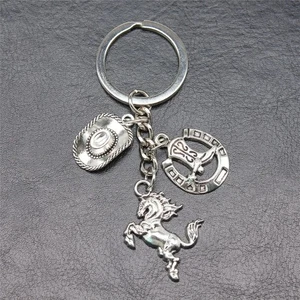 Unique Horse Pendant Key Chain Equestrian Sports Fans - Picture 1 of 19