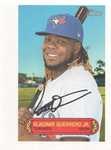 2022 Topps Heritage Baseball '73 Pin Ups Boxloader #73PU-13 Vladimir Guerrero Jr - Bild 1 von 2
