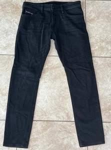 Diesel Thommer Slim Skinny RM034 schwarz Stretch Jeans 33x32 (Maße 34x30) - Bild 1 von 8