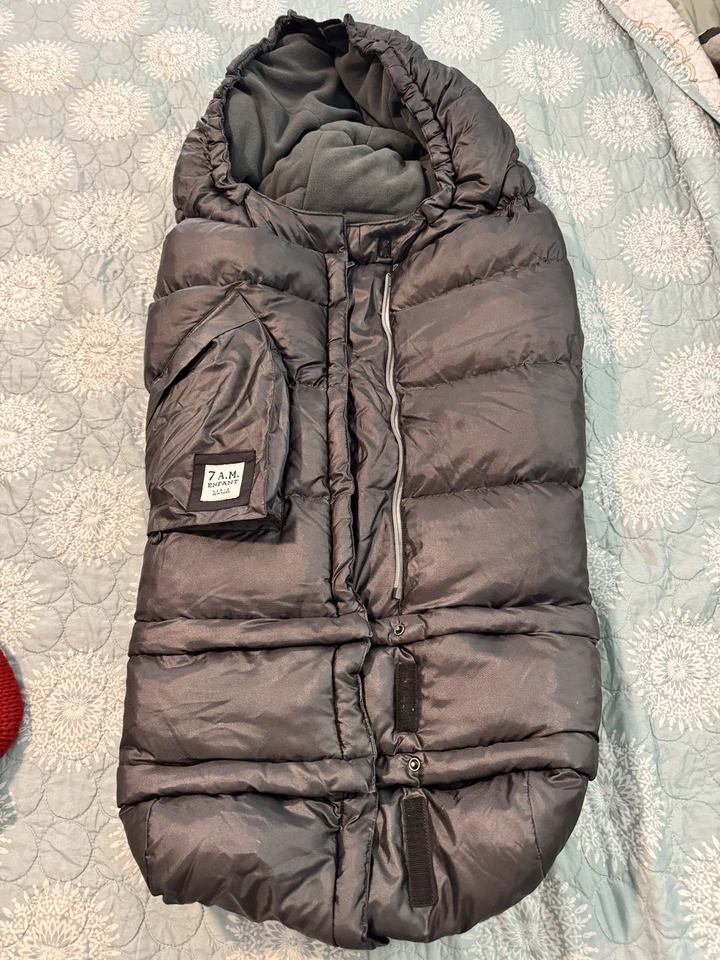 7am Enfant 212 Evolution Manta Extensible Negro Felpa Saco Bebé 6m -4t Foto 1 de 4