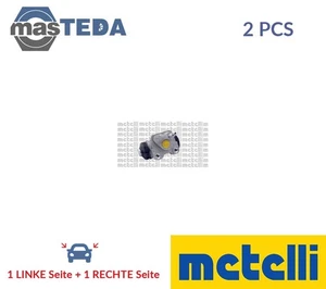 04-0668 RADBREMSZYLINDER TROMMELBREMSE HINTEN METELLI 2PCS NEU OE QUALITÄT - Picture 1 of 5