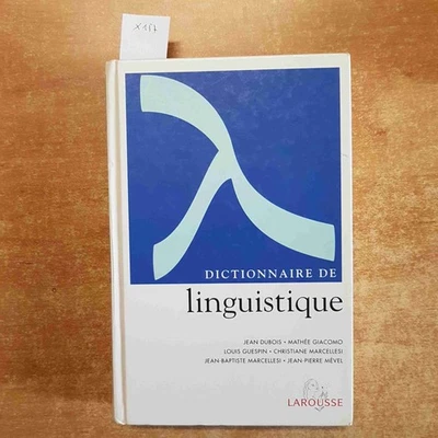 Diccionario De Lingüística Analógica Antiguo Francés Citas 2001 LAROUSSE - Imagen 1 de 3