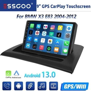 For BMW X3 E83 2004-2012 9" 32G Android 13 WIFI Carplay Car Stereo FM Radio GPS - Bild 1 von 13