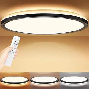 24W 2642LM Plafoniera Led Soffitto, Dimmerabile Plafoniere Led a Soffitto Con Te - Foto 1 di 12