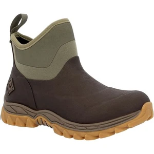 Muck Boots Women’s Arctic Sport II Ankle Wellington Boots – Brown/Olive - Picture 1 of 6