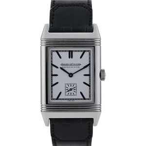 Jaeger LeCoultre Grande Reverso Ultra Thin 1948 27x47mm Herrenuhr + B&P - Bild 1 von 14