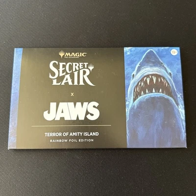 IN HAND MTG Secret Lair Drop X JAWS: Terror of Amity Island Rainbow Foil SEALED - Image 1 of 2