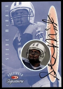 1999 Donruss Preferred QBC Autographs #15 Steve McNair Auto 546 Titans - Picture 1 of 2