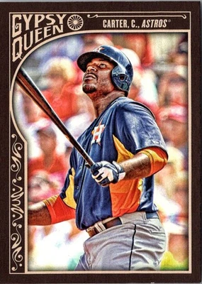 2015 Topps Gypsy Queen Chris Carter #247 Houston Astros Baseball Card - Image 1 of 2