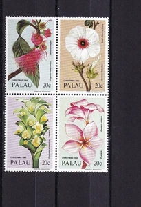 SA07b Palau 1984 Christmas - Flowers mint block - Picture 1 of 1