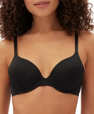 Gap GapBody Women's Everyday Essentials T-Shirt Bra True Black 34C - Image 1 of 4