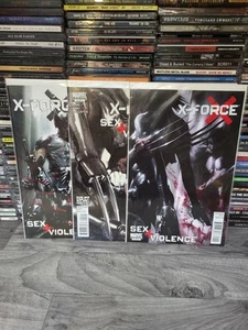 Marvel Comic X-Force Sex + Violence 2010 1-3 Complete Set Dell'Otto Kyle Yost - Picture 1 of 19