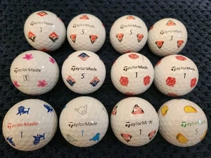 TaylorMade TP5/5X Assorted Pix Golf Balls / 1 Dozen - Mint - Picture 1 of 1