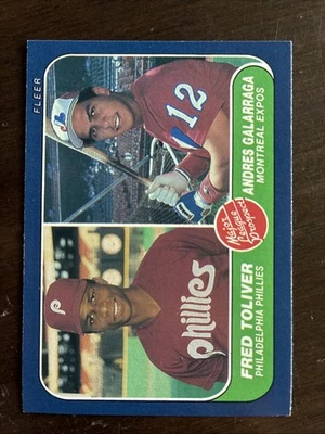 1986 Fleer ANDRES GALARRAGA RC #647 Free Shipping - Image 1 of 2