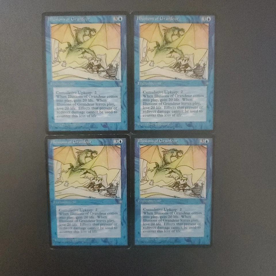 MTG Illusions of Grandeur ICE Inglés 4 Card Set - Imagen 1 de 1