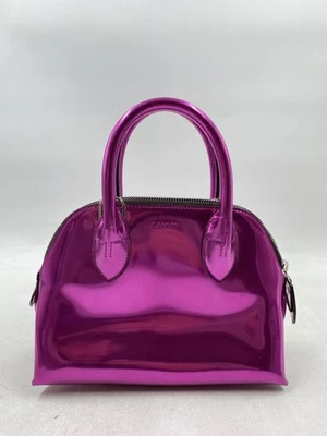Bolso Lanvin de charol rosa con asa superior mediana Foto 1 de 4