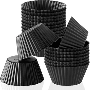 Patelai 20 Pieces Wax Melt Warmer Liners Reusable Silicone Leakproof Black - Picture 1 of 6