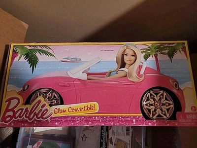 美泰芭比娃娃汽车粉红色Glam可转换巡洋舰跑车2013玩具全新3+ — 第 1/3 张图片