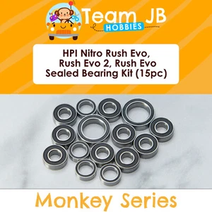 HPI Nitro Rush Evo, Rush Evo 2, Rush Evo - 15 Pcs Rubber Sealed Bearings Kit - Picture 1 of 2