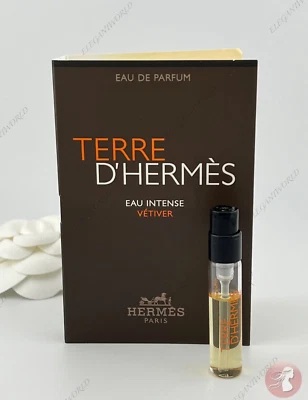 Terre d'Hermes Eau Intense Vetiver Eau de Parfum EDP Muestra Spray 0,06 oz, 2 ml Foto 1 de 2
