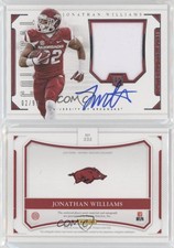 2016 National Treasures Collegiate Colossal /99 Jonathan Williams Rookie Auto RC